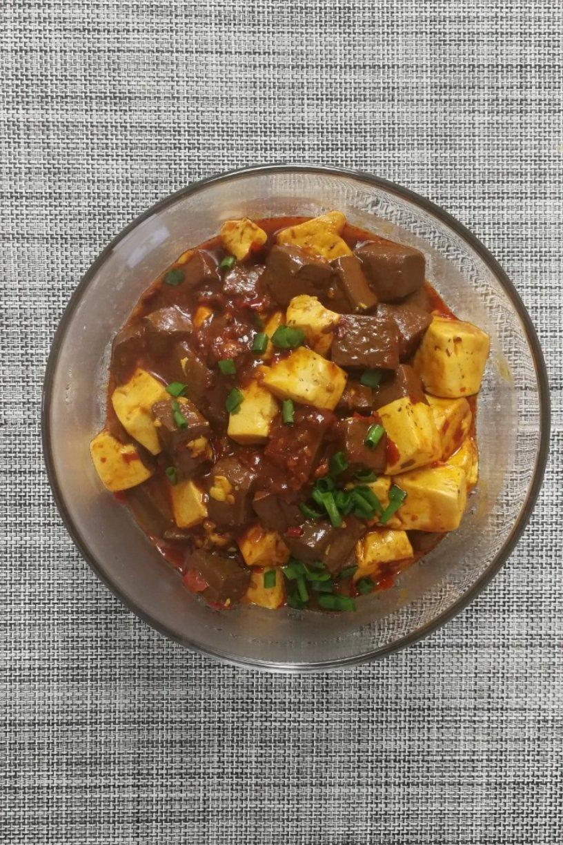 鸭血烧豆腐