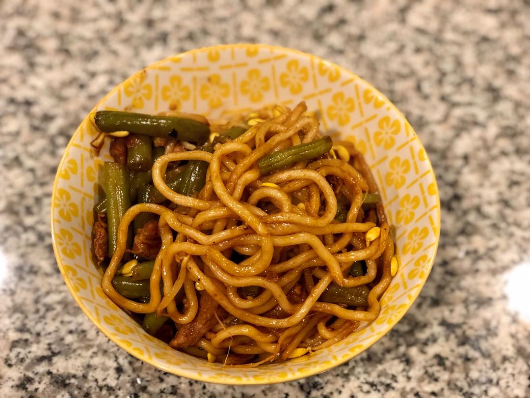 芸豆焖面（附万能的腌肉不老的办法）