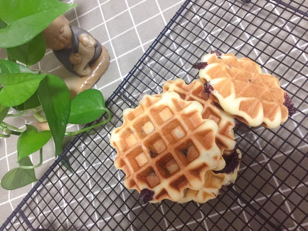 紫米华夫饼