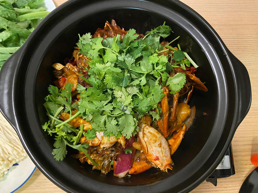 蟹鸡煲