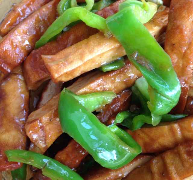 青椒豆腐干