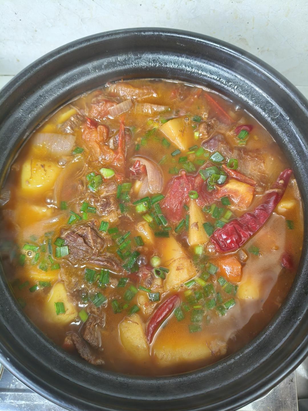 番茄土豆炖牛腩
