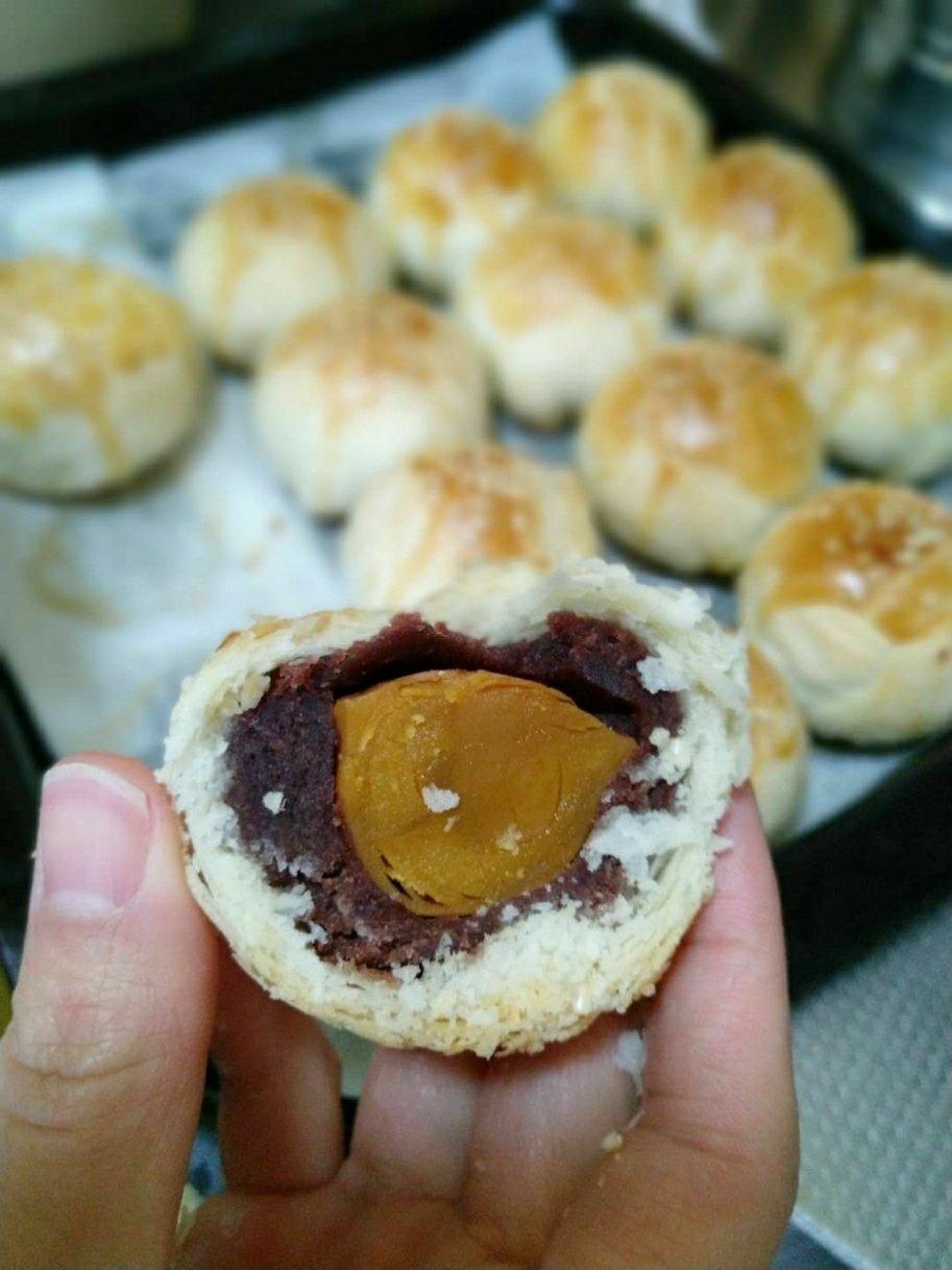 蛋黄酥，只需松弛一次的做法，适合新手