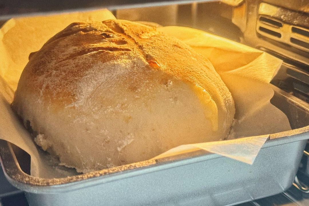 全麦蔓越莓核桃软欧包