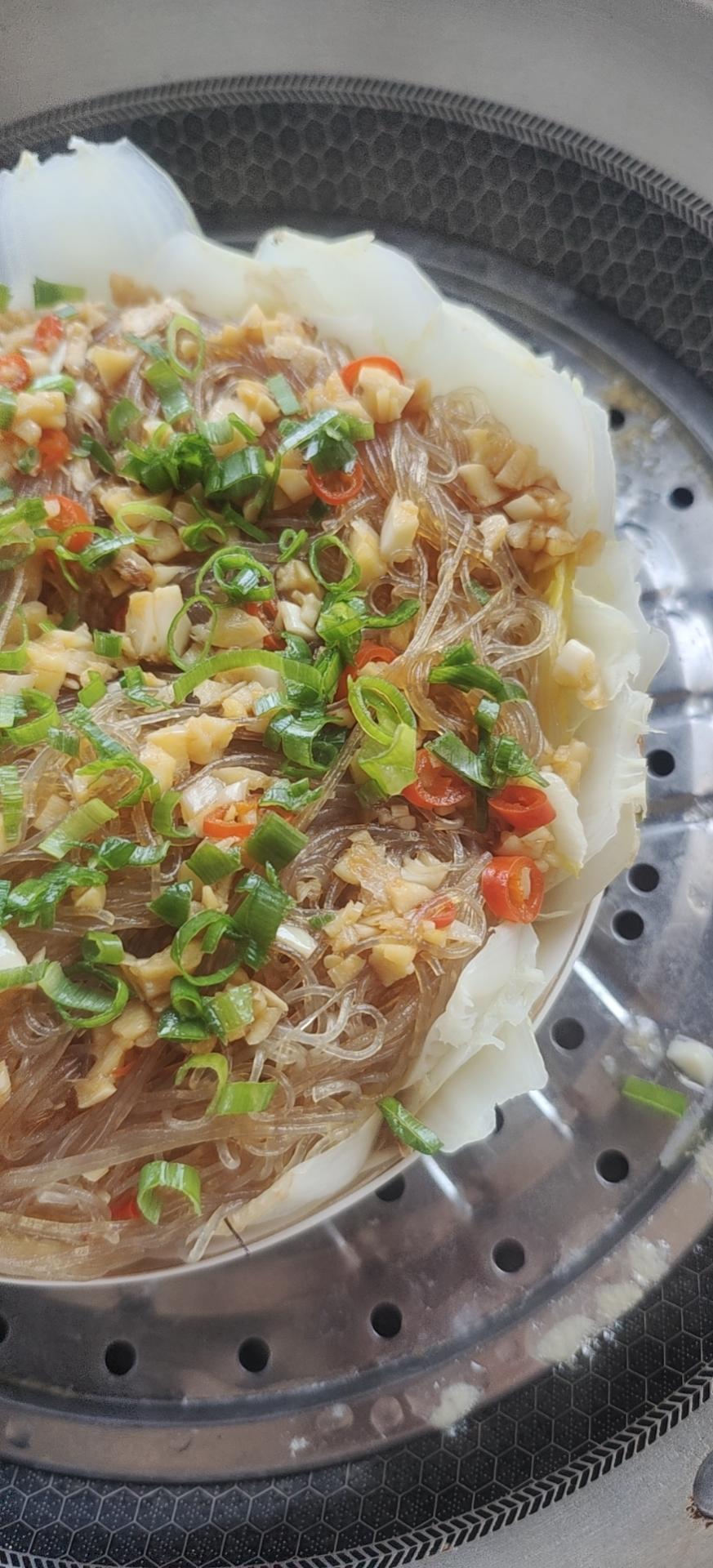 懒人下饭神器，蒜蓉蒸粉丝金针菇娃娃菜