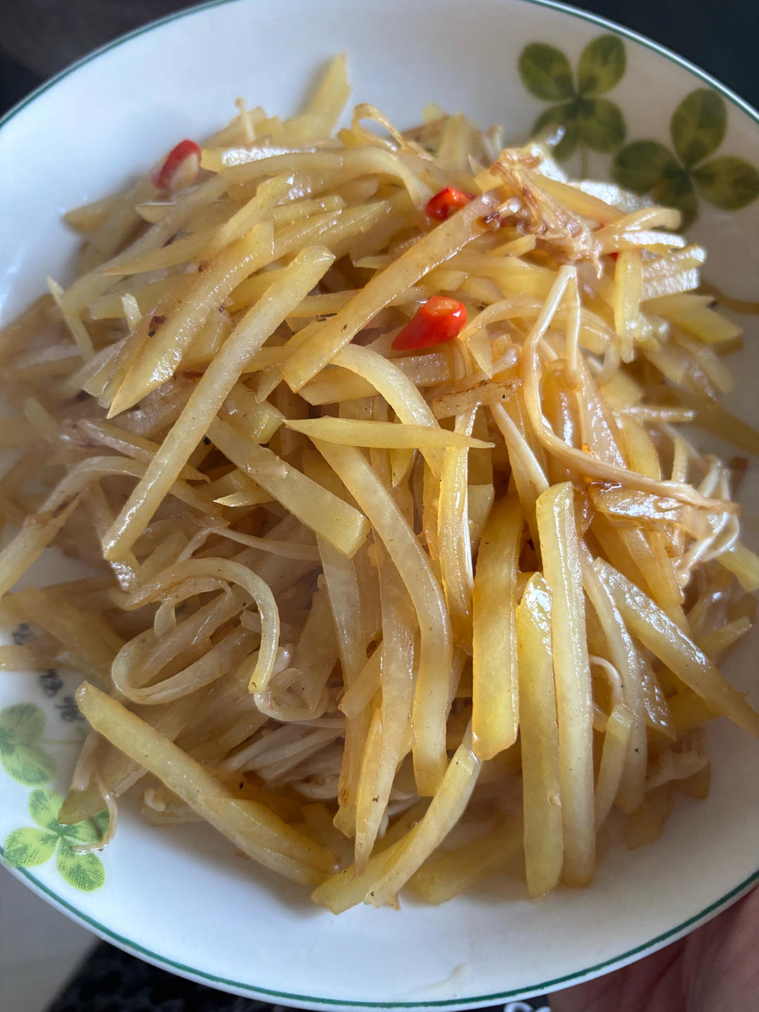 金针菇炒土豆丝