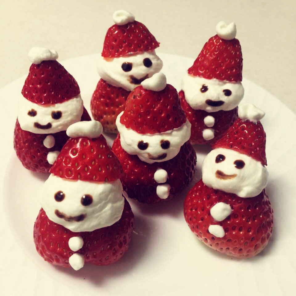 草莓圣诞老人、圣诞雪人