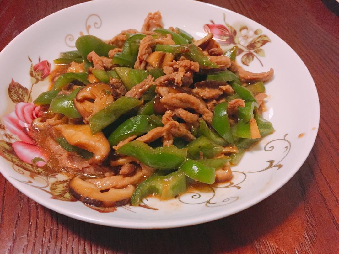 香菇炒肉，超级下饭哦