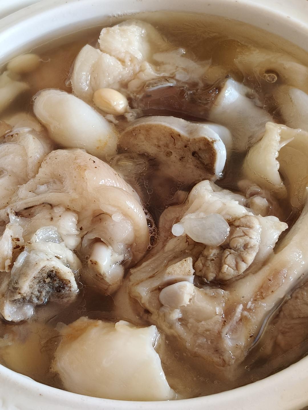 花胶猪蹄黄豆汤🫕