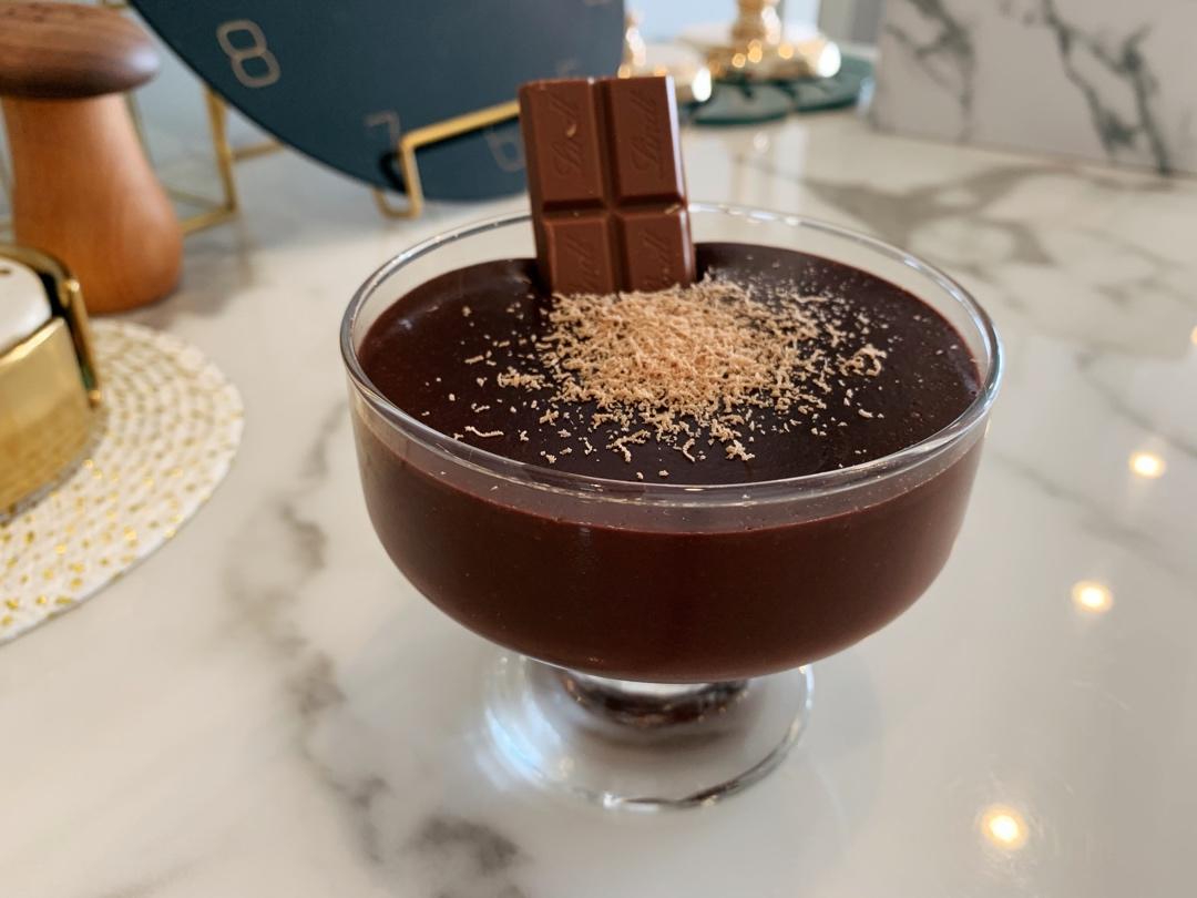 不要烤箱！不要电子秤！0难度超浓润巧克力布丁~