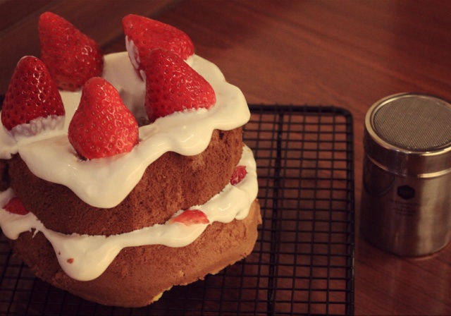 6寸原味戚风蛋糕