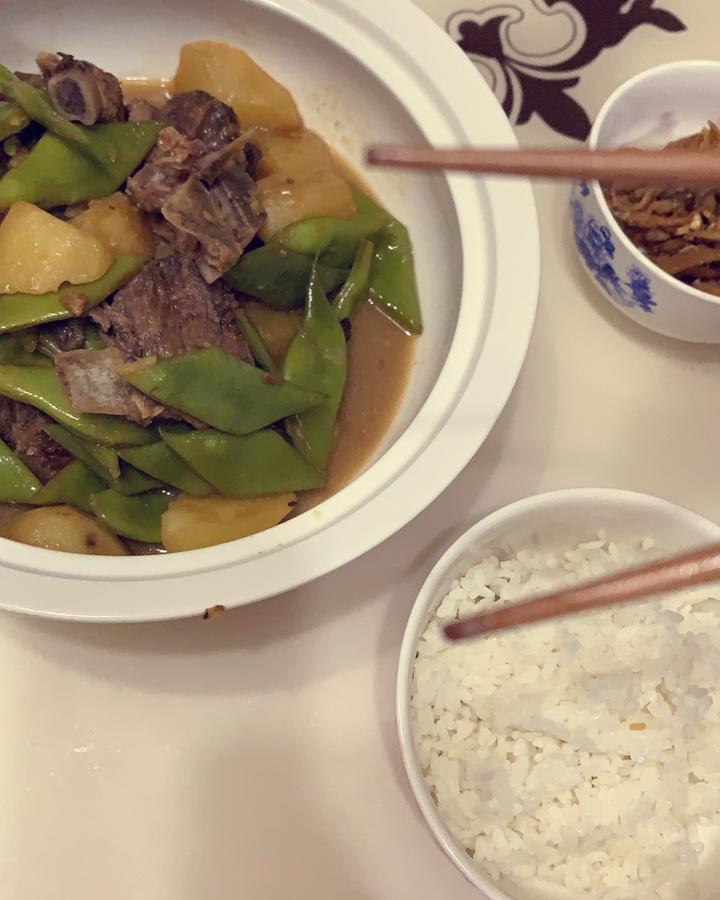 土豆芸豆炖排骨