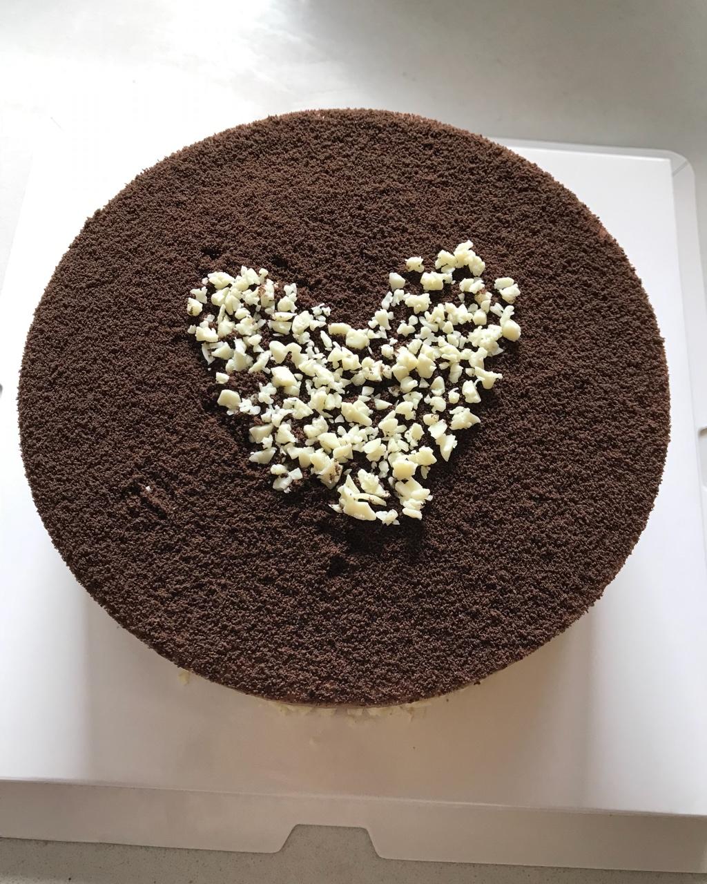 茜茜0033做的黑白巧克力慕斯蛋糕