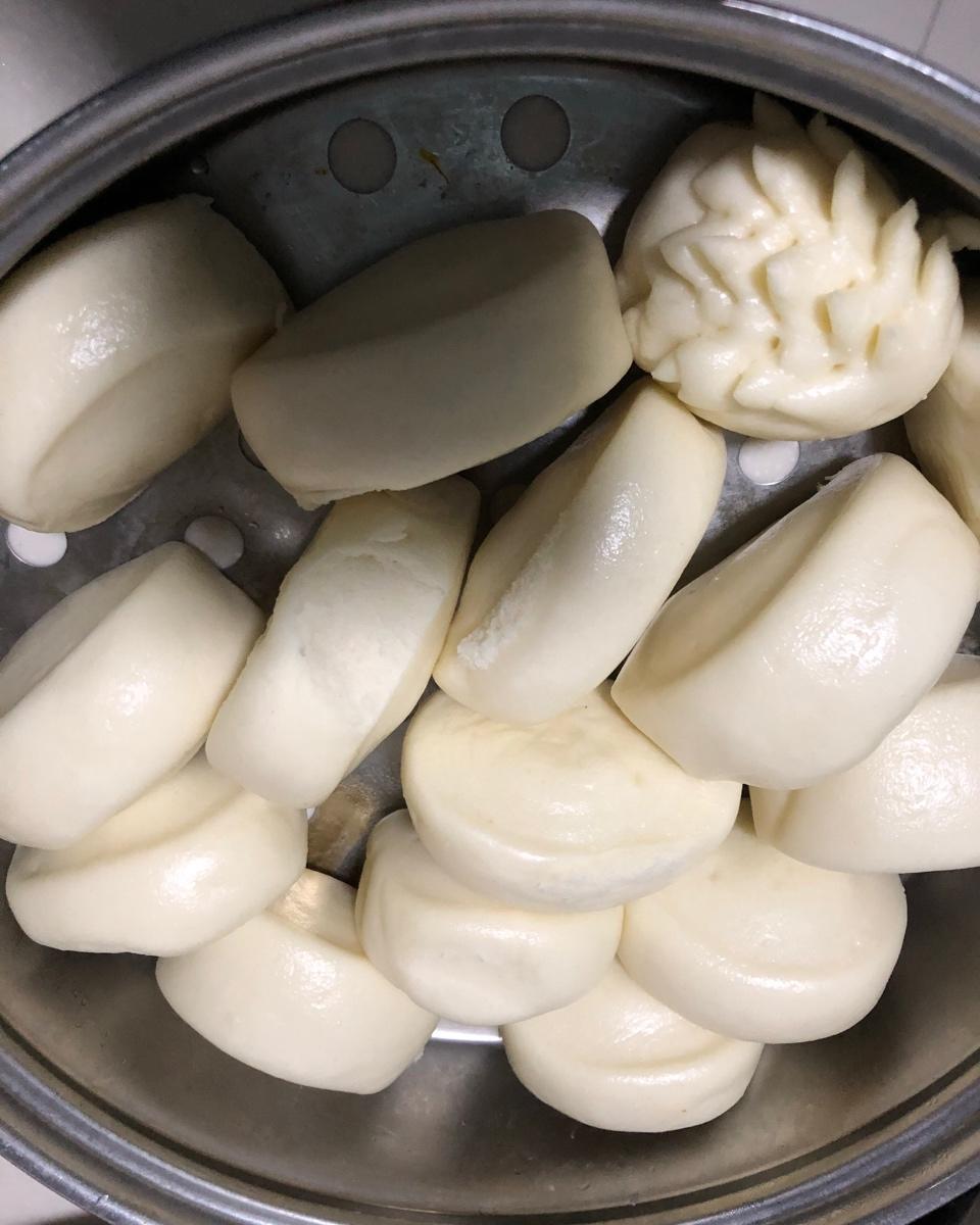 细腻光滑一次发酵牛奶馒头