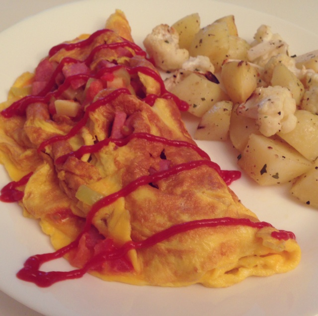 西式乳酪欧姆蛋 omelette