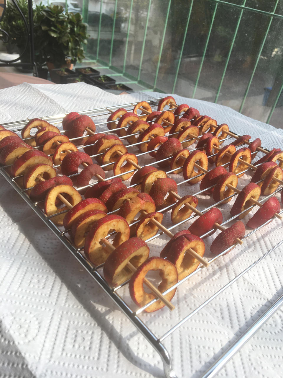 超简单风干山楂干