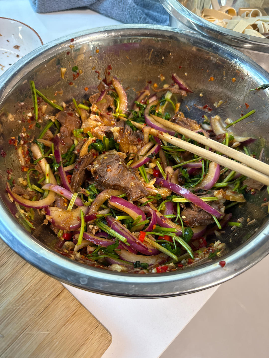 凉拌菜｜香菜拌酱牛肉