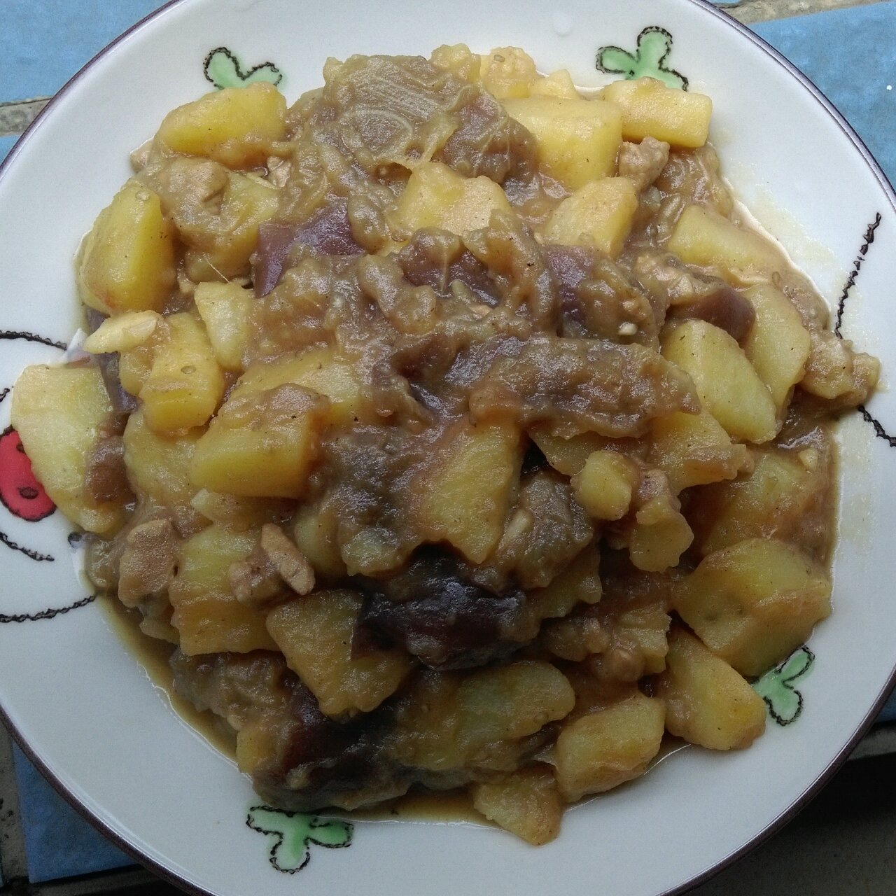 土豆炖茄子