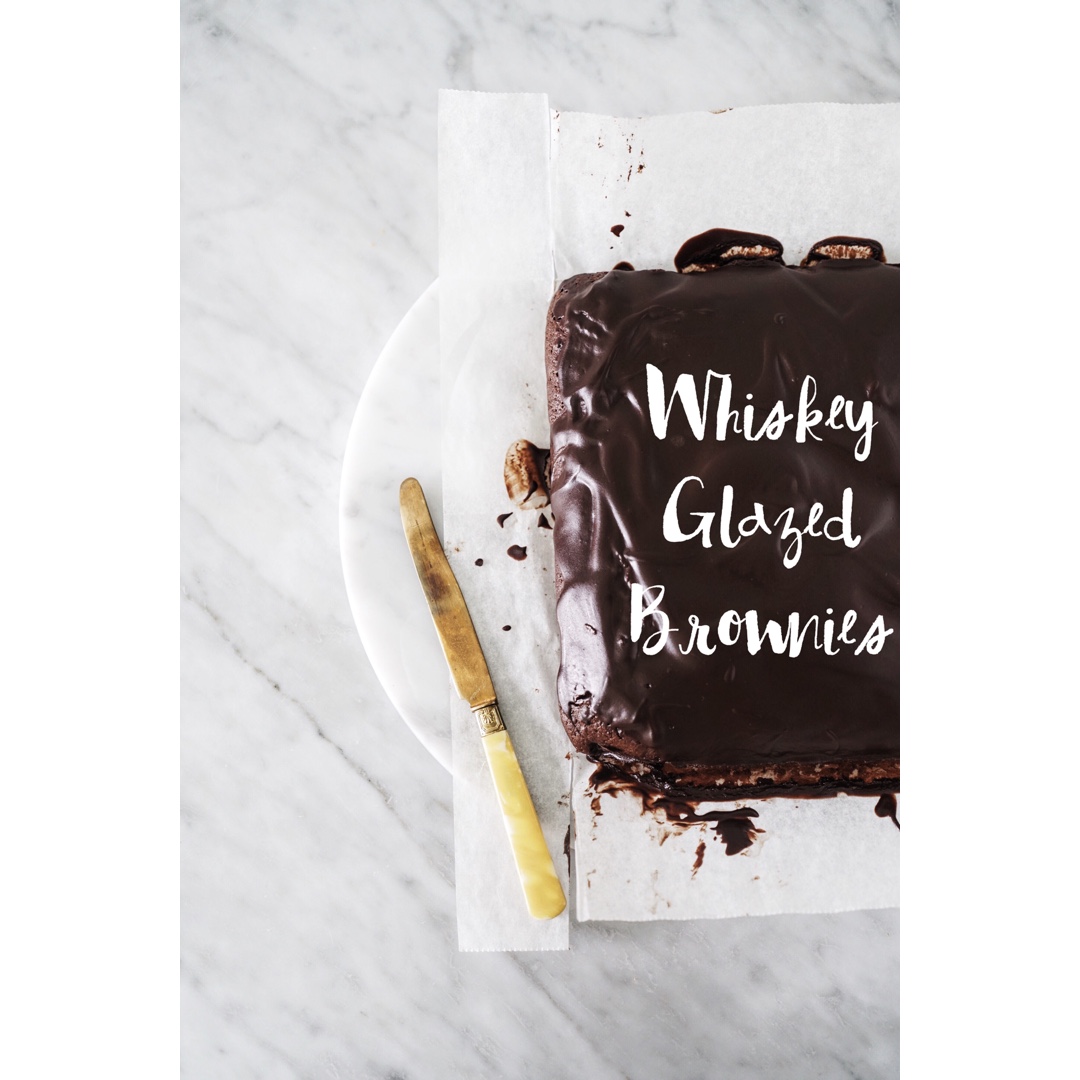 威士忌布朗尼<Whiskey Glazed Brownies>