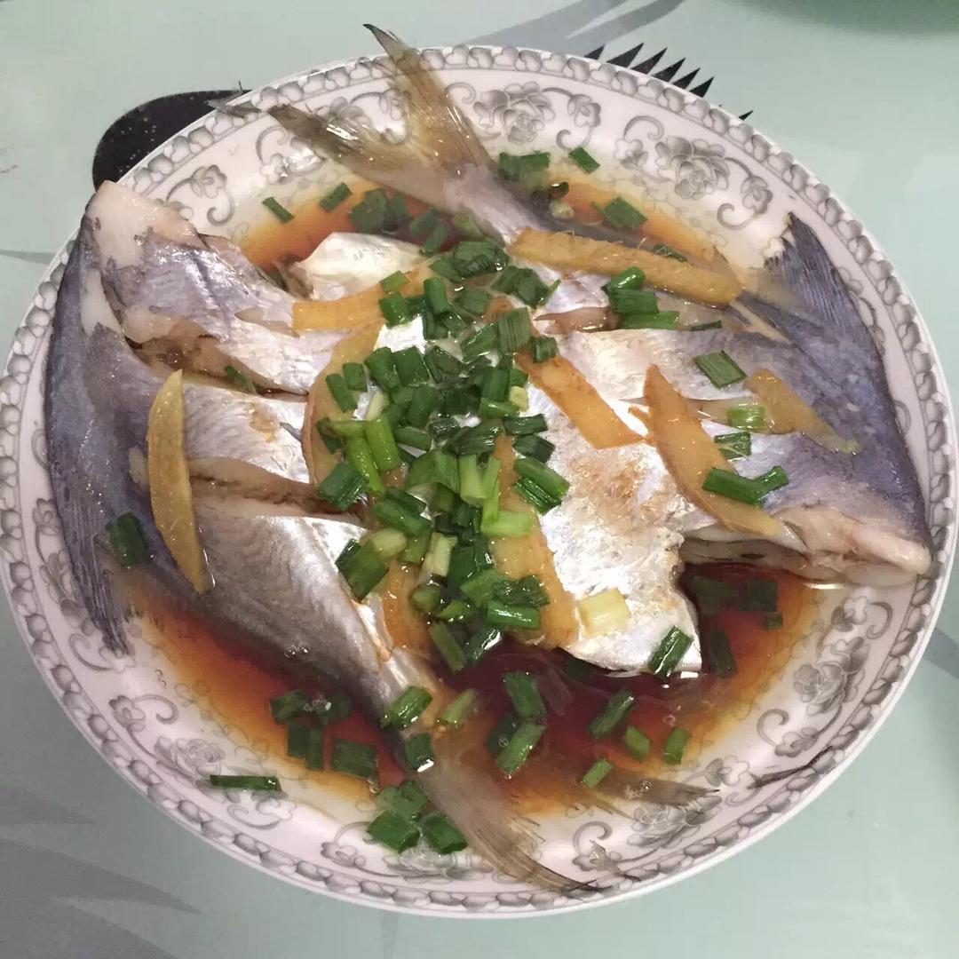 葱油鲳鱼