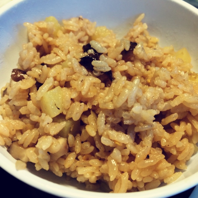 香菇土豆焖饭(电饭煲版）