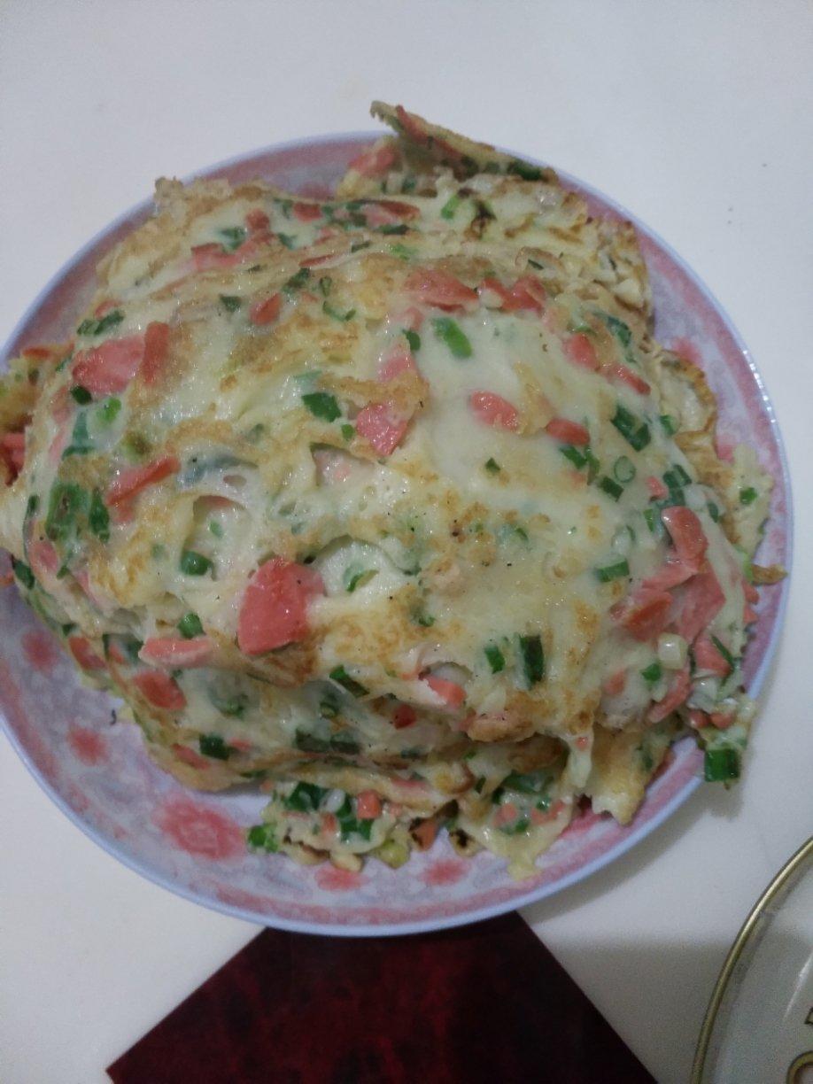 鸡蛋蔬菜煎饼