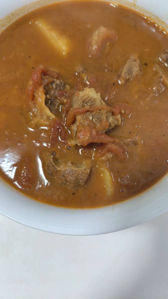 番茄土豆炖牛腩