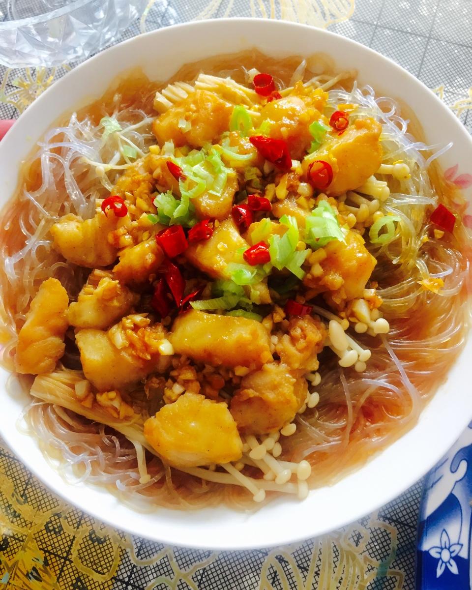 🔥吃不胖❗️蒜蓉粉丝龙利鱼❗️