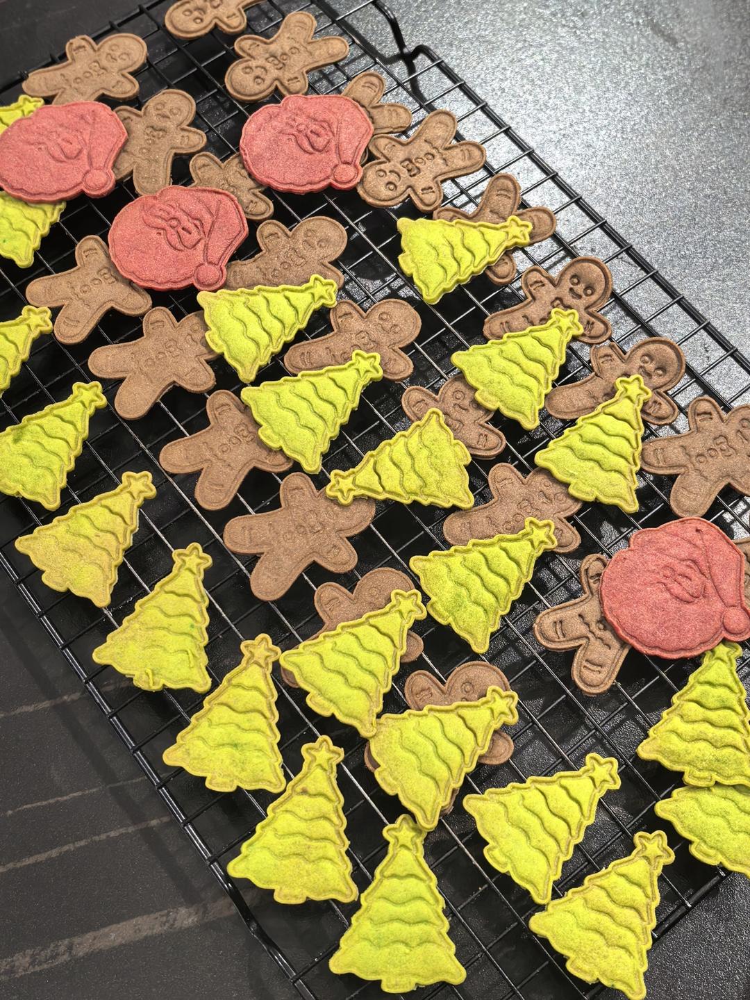 超可爱圣诞曲奇小饼干，完美治愈强迫症