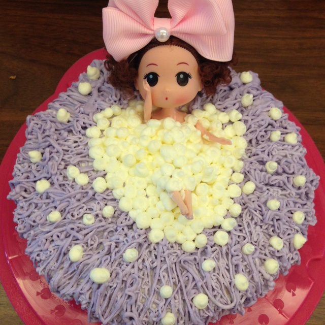 详细步骤制作泡泡浴娃娃蛋糕