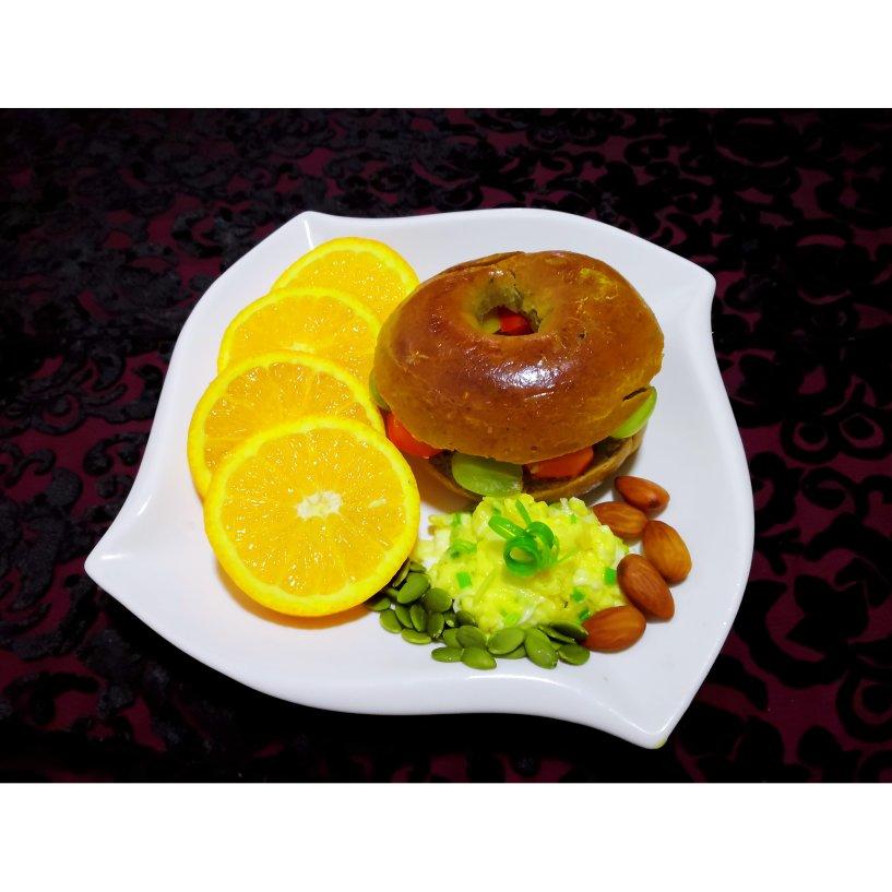 早餐百搭主食｜全麦贝果