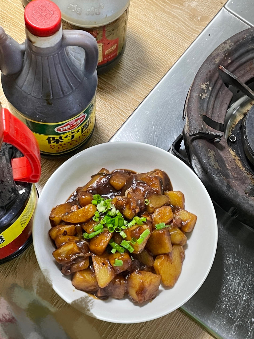 🔥巨下饭，软糯入味！比肉还好吃的红烧土豆