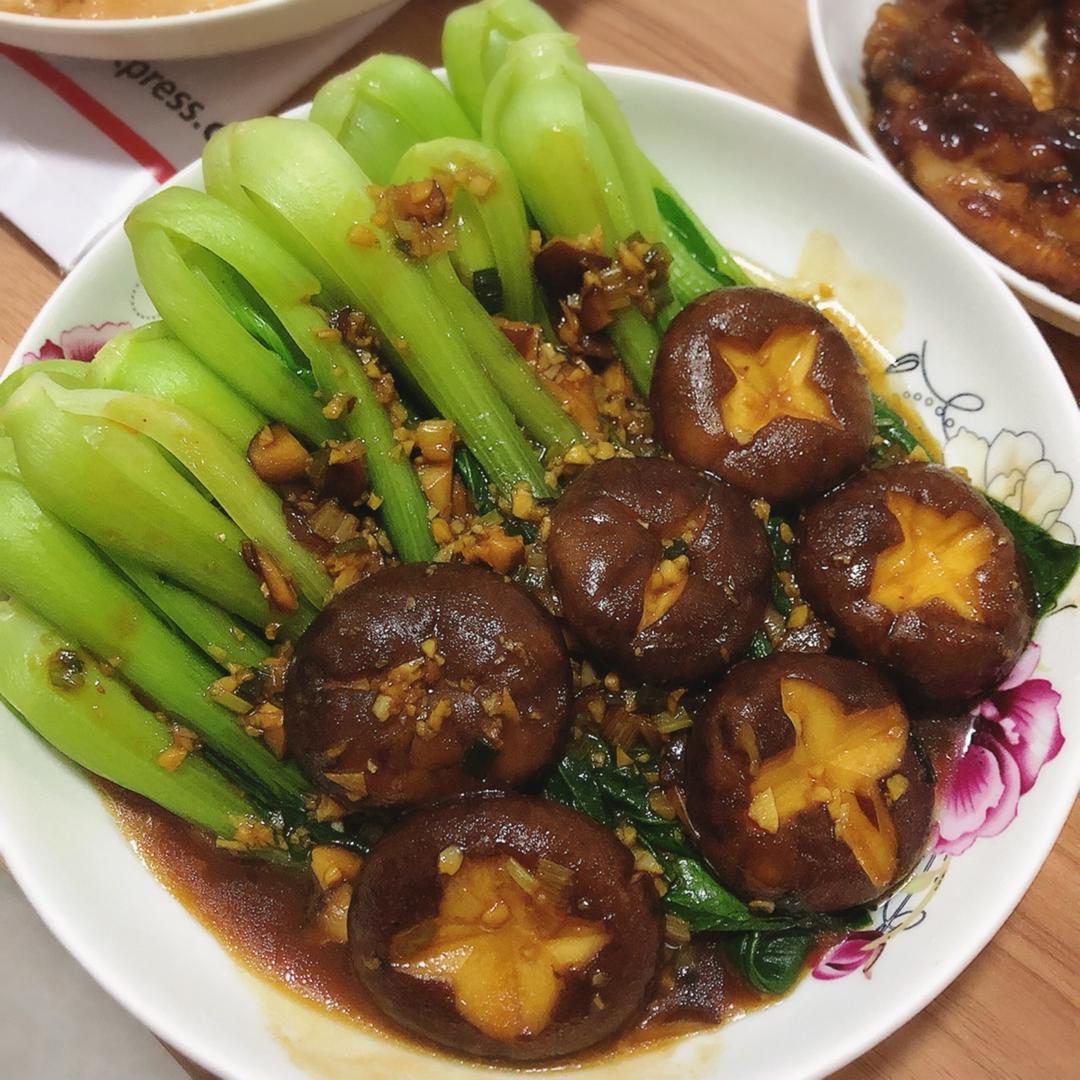 蚝油香菇小油菜