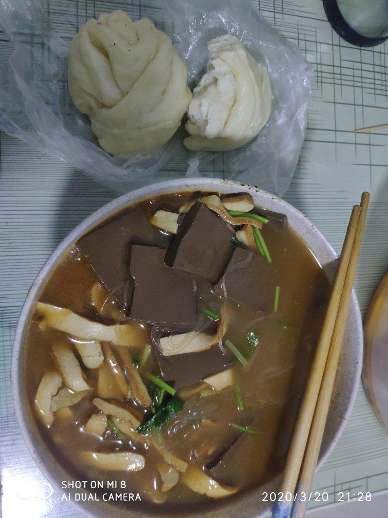 鸭血粉丝汤（简易版）