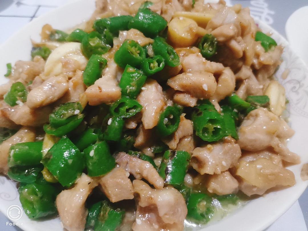 酒店金牌下饭菜，青椒鸡米