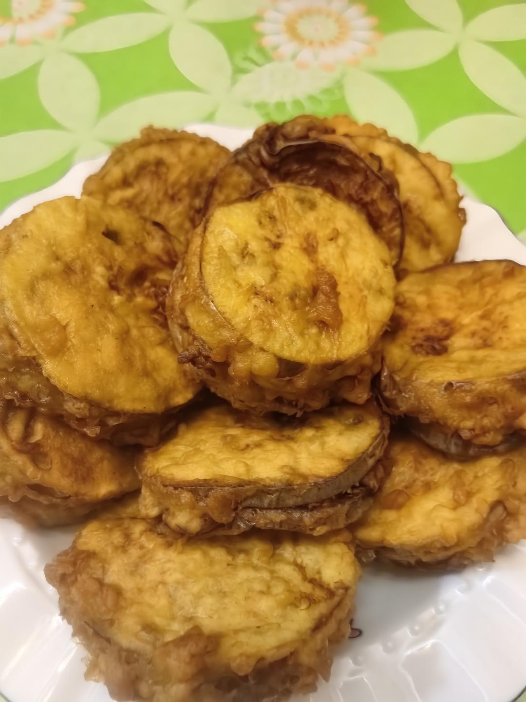 酥炸茄盒￨外酥里嫩