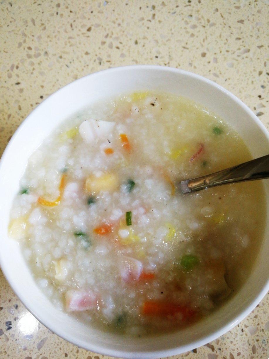 家庭版海鲜粥