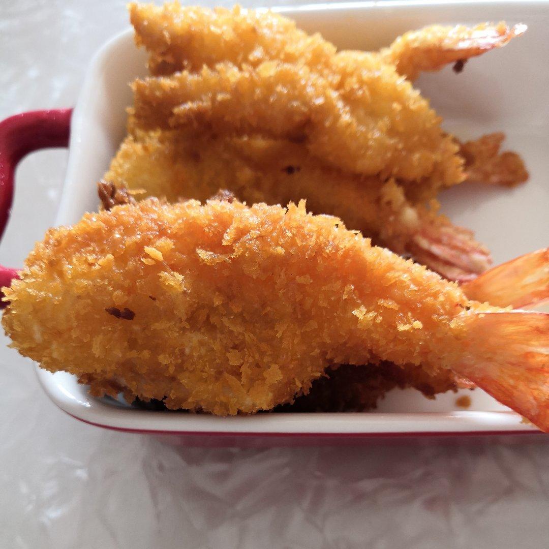 简单易做的面包糠炸虾🦐