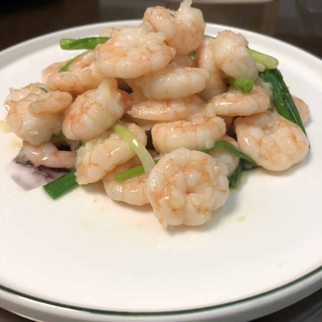 葱爆虾仁