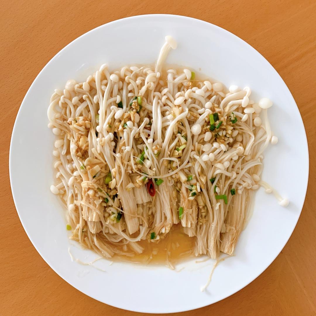 蒜蓉蒸金针菇