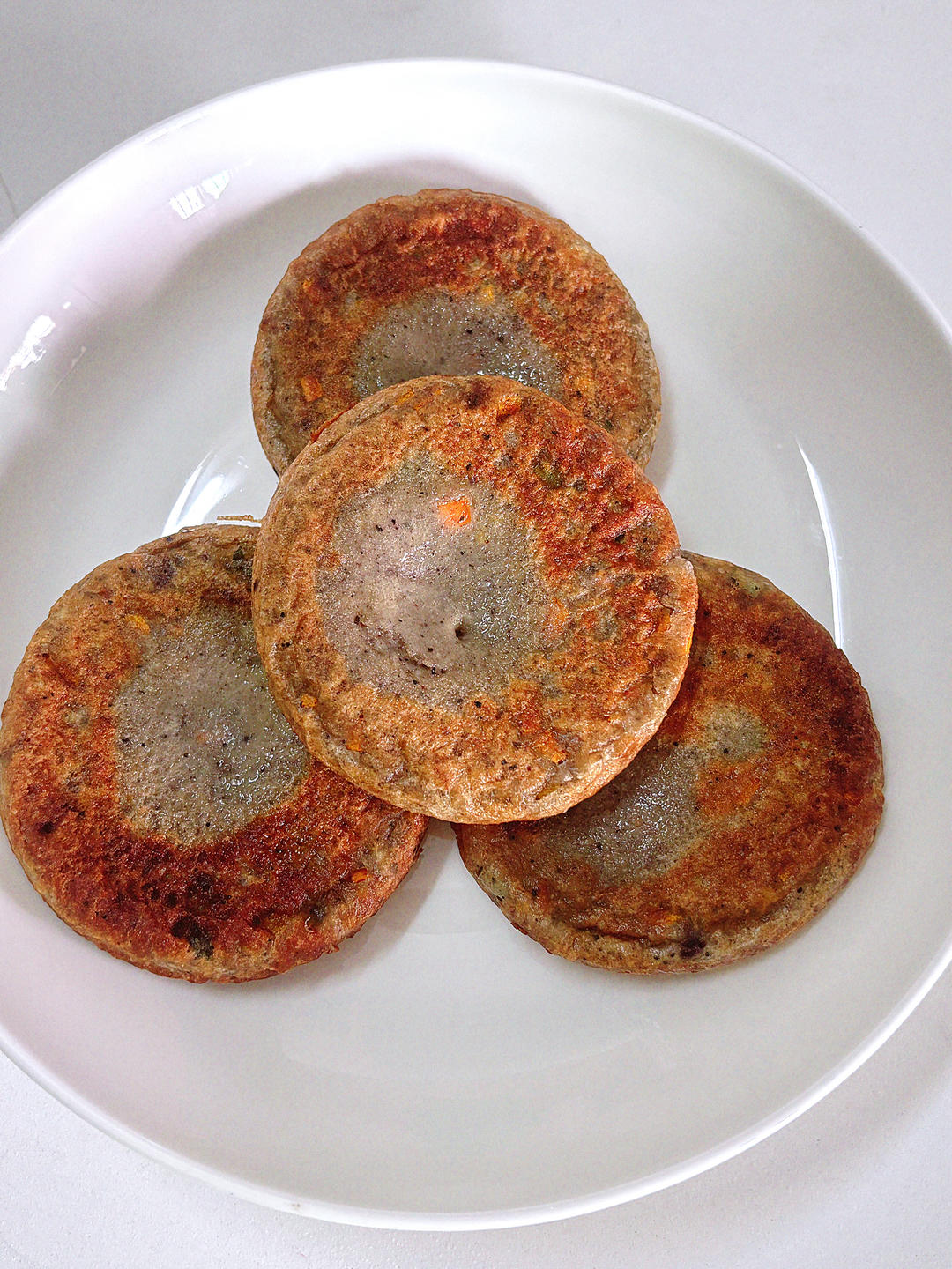 八珍粉鸡蛋饼的做法