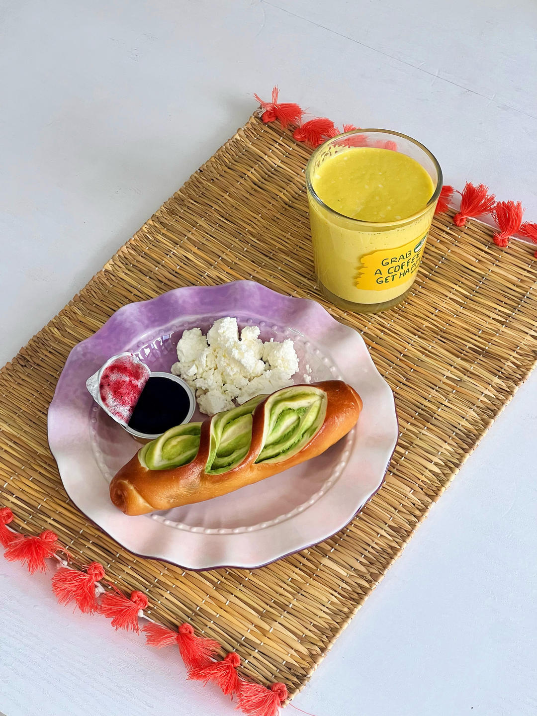 南瓜牛奶饮