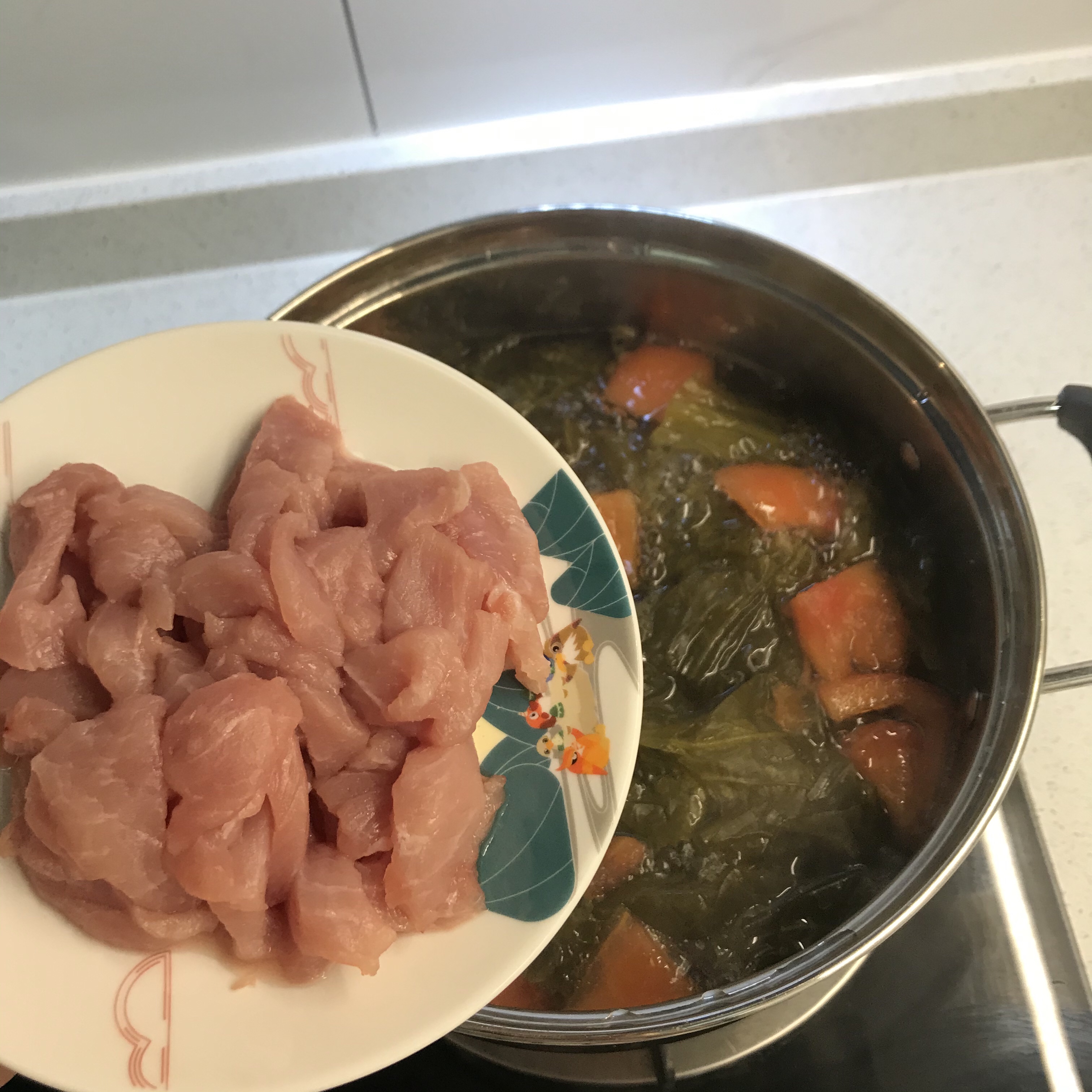 酸菜全廋肉汤（冬天配白米饭，绝！）的做法 步骤7