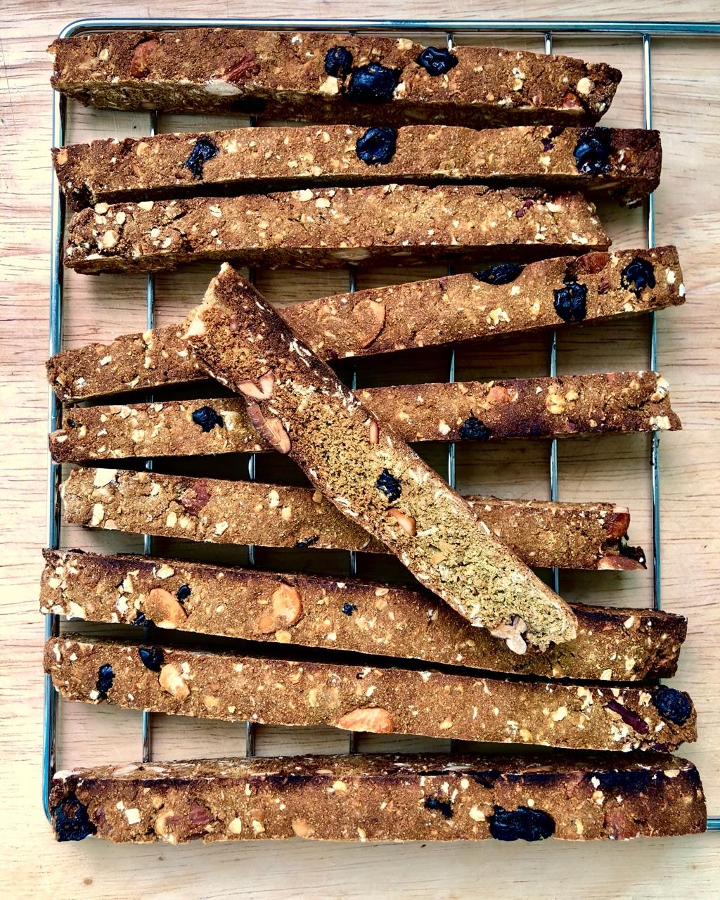 【健康零食】燕麦坚果意式脆饼