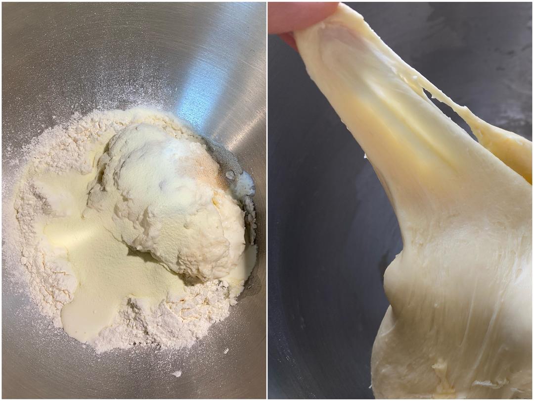 纯奶手撕吐司的做法 步骤1