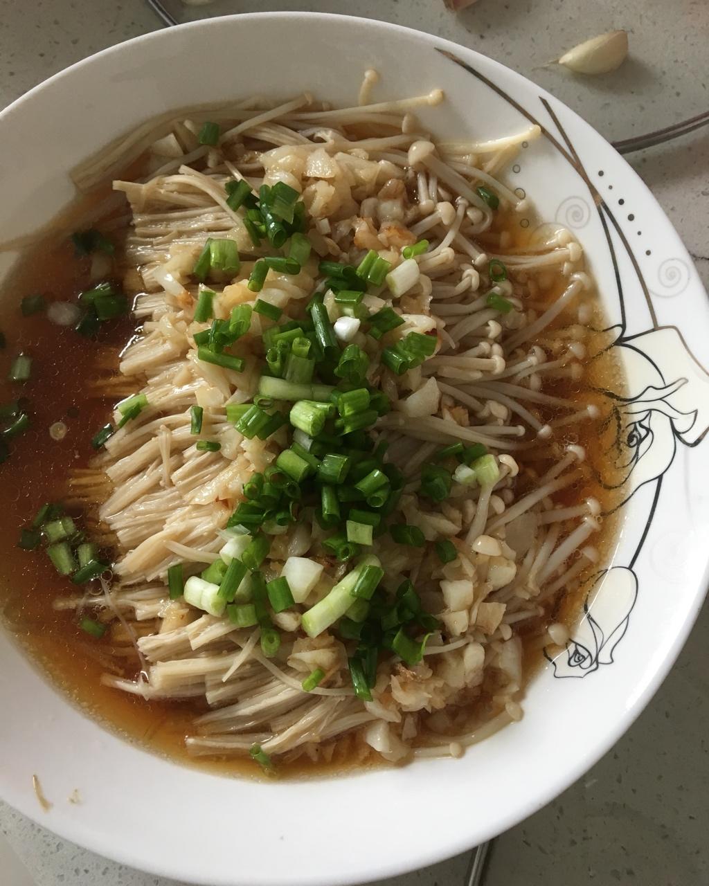 蒜蓉蒸金针菇
