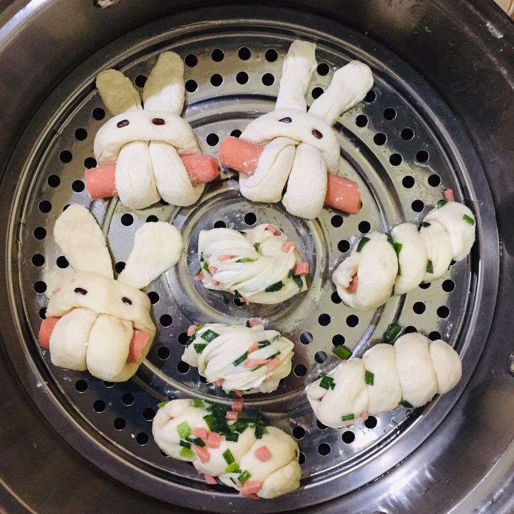快速制作美味大肉包子（一次性发酵）