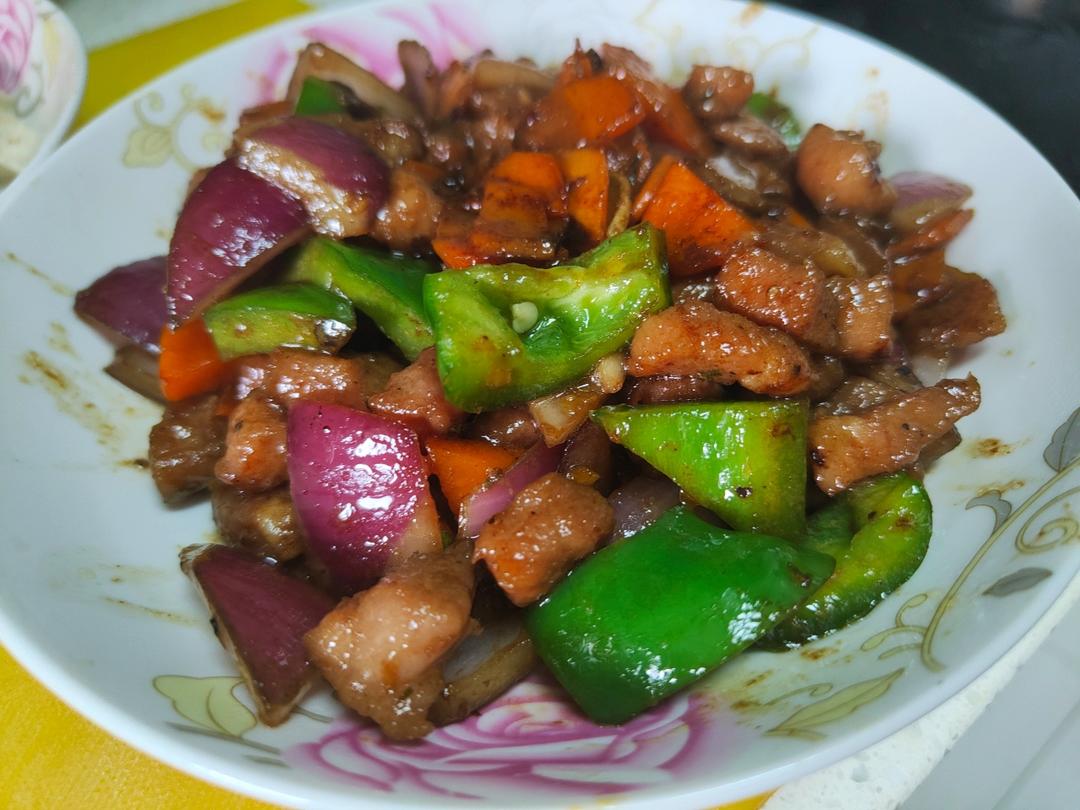 桂香梅花肉小炒