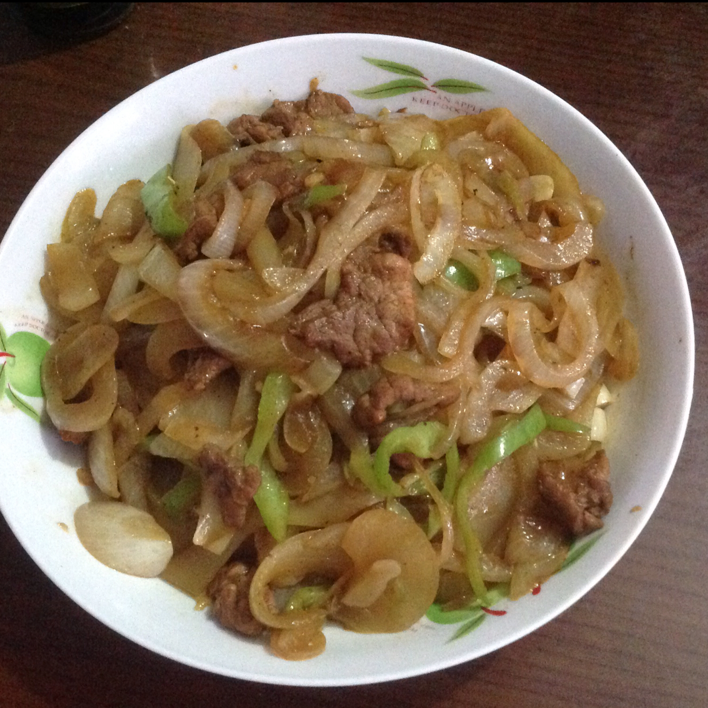 青椒洋葱炒肉