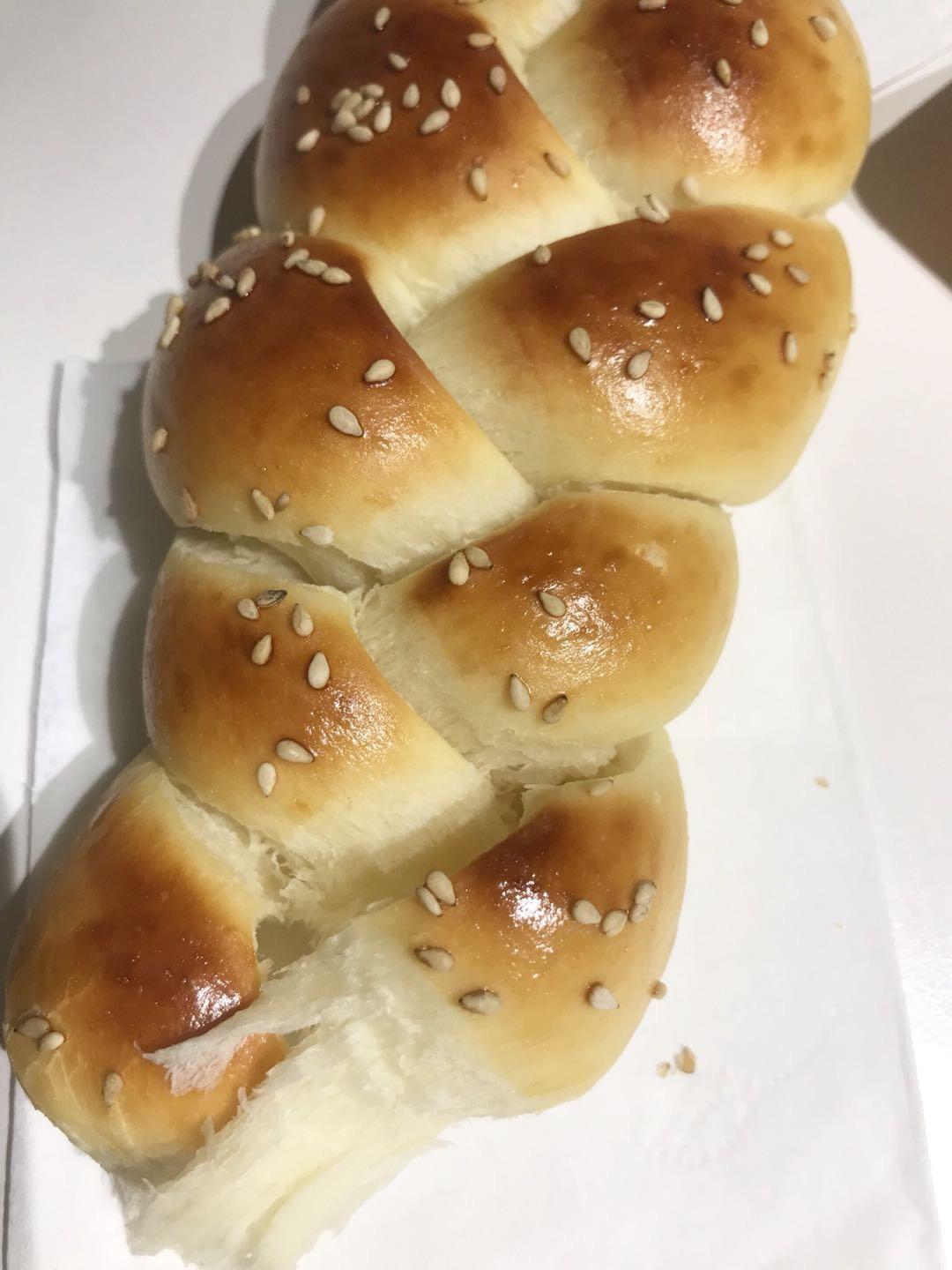 酸奶辫子面包（一次发酵）